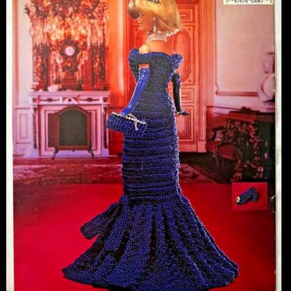 Princess Diana 1985 White House Dance Dress, Volume 56 Crochet Booklet - Picture 2 of 3